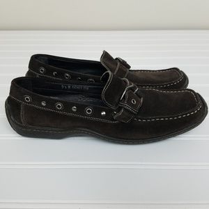 Donald J Pliner Deney Suede Moccasin Loafer 9.5